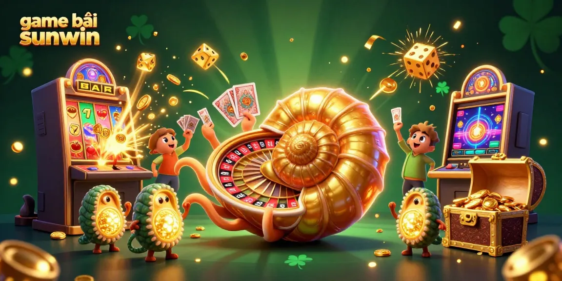 Experience thrilling game bài sunwin action with an ancient nautilus, cards, and a jackpot explosion!