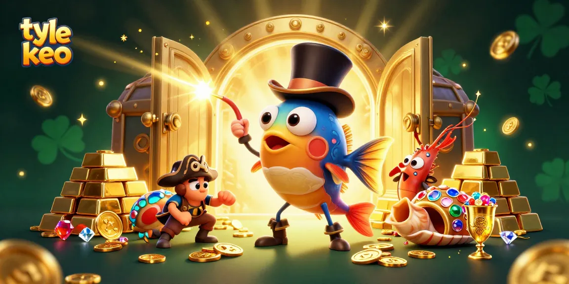Experience ty le keo strategies with unique characters collecting riches in a vibrant casino setting.