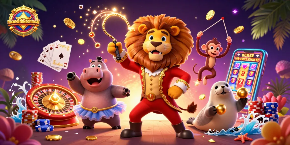 Experience thrilling wins with nhandinhkeonhacai's vibrant casino characters and dynamic game elements.