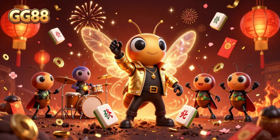 Experience the excitement of GG88's vibrant casino atmosphere with animated characters and game elements.